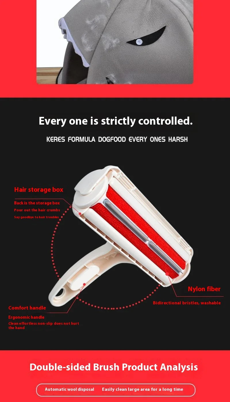 Cepillo quitapelos autolimpiante para mascotas perros gatos